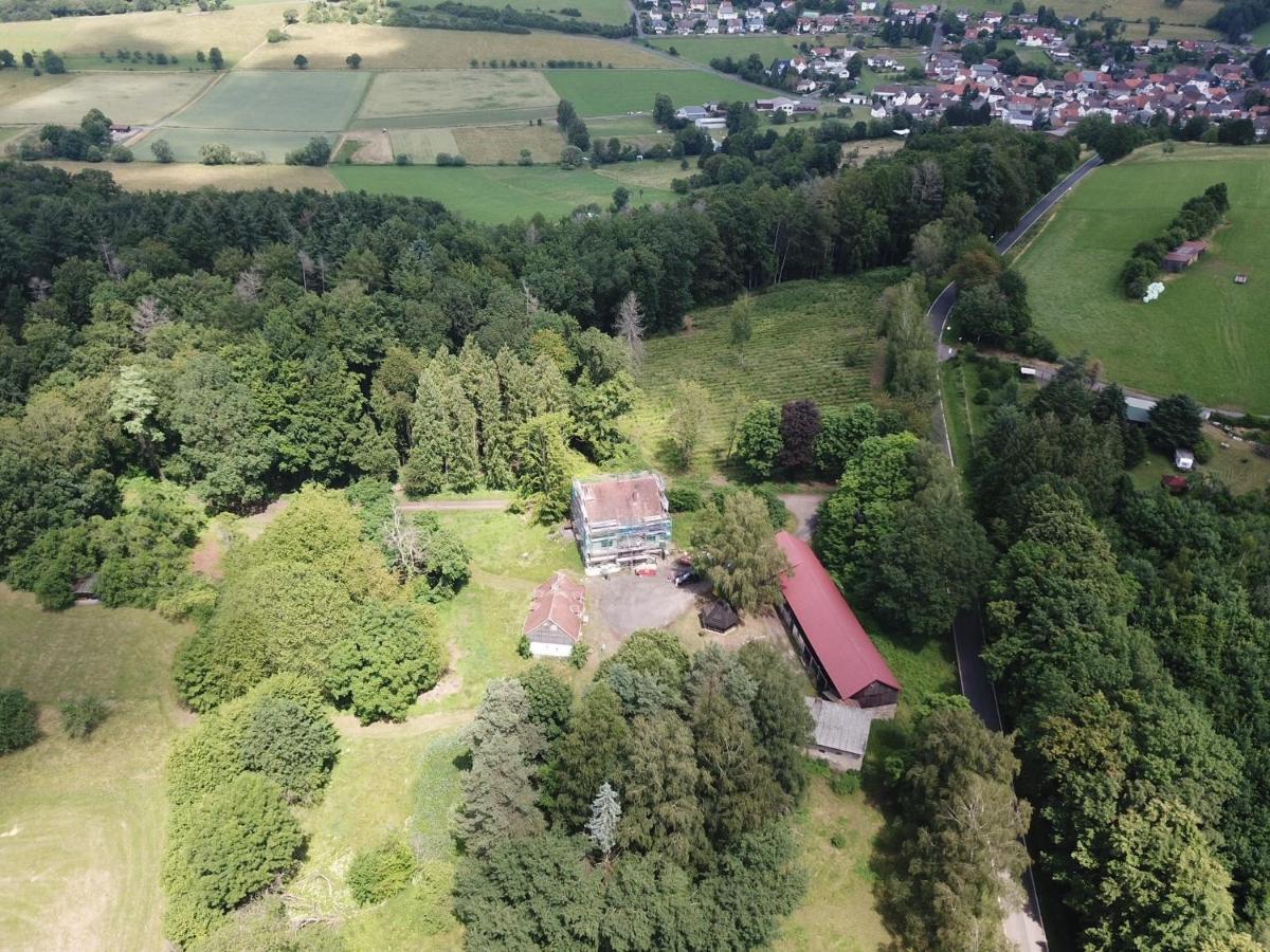 Апартаменты Schellnhof Forsthaus Am Waldrand Nidda Экстерьер фото