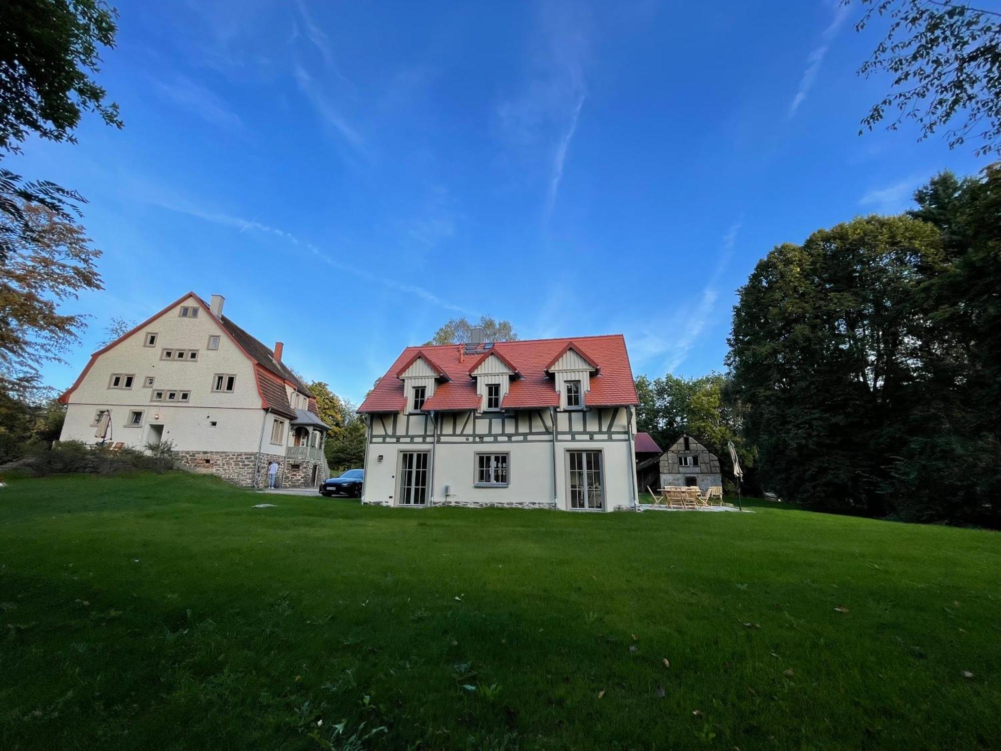 Апартаменты Schellnhof Forsthaus Am Waldrand Nidda Экстерьер фото