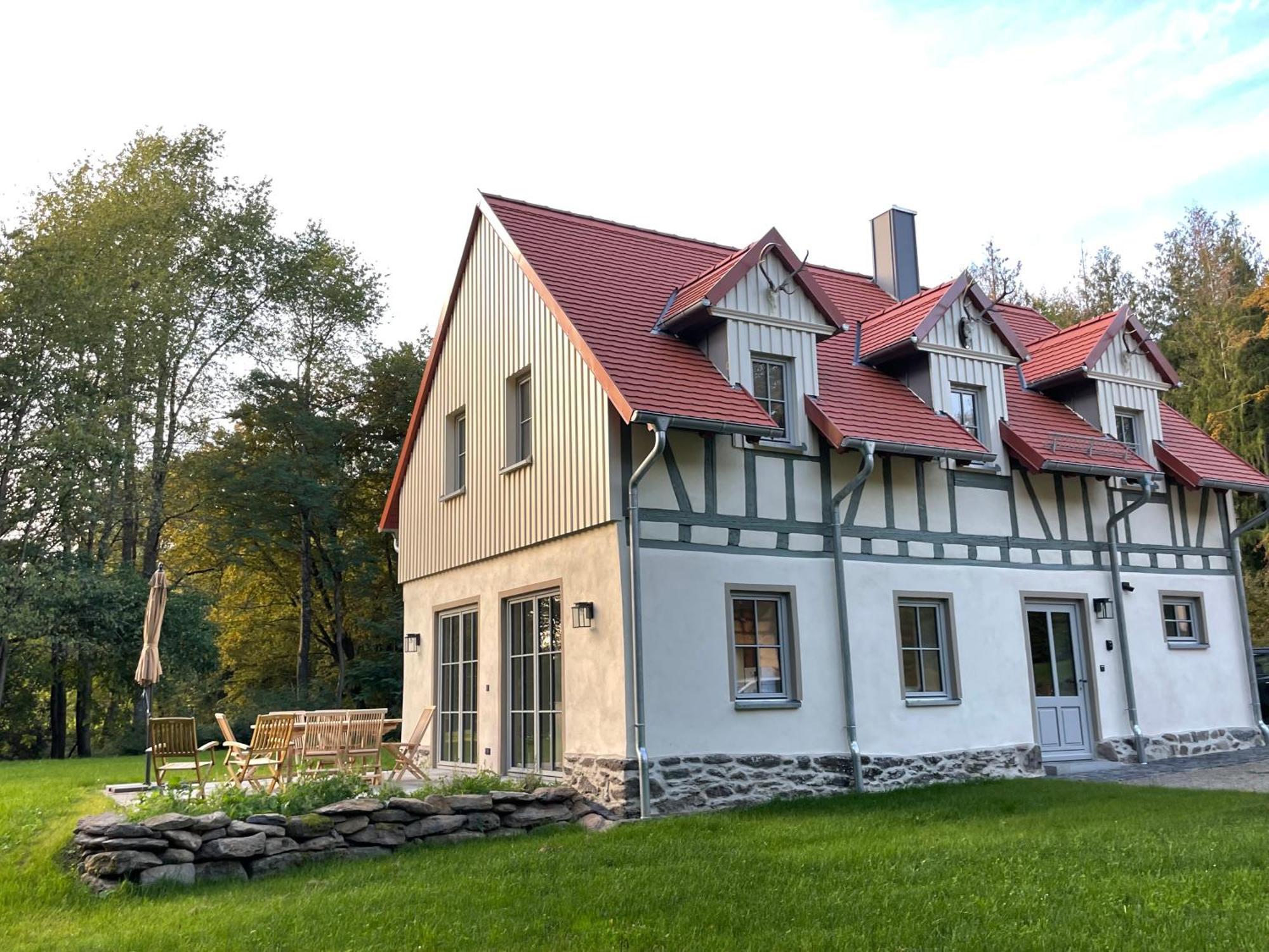 Апартаменты Schellnhof Forsthaus Am Waldrand Nidda Экстерьер фото