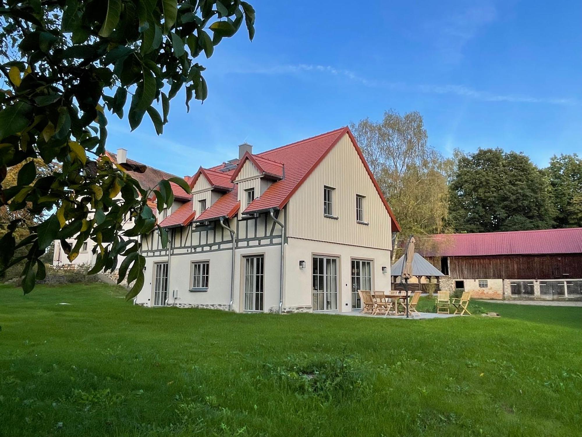 Апартаменты Schellnhof Forsthaus Am Waldrand Nidda Экстерьер фото